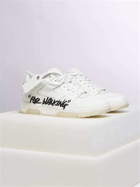 off white for walking sneakers.